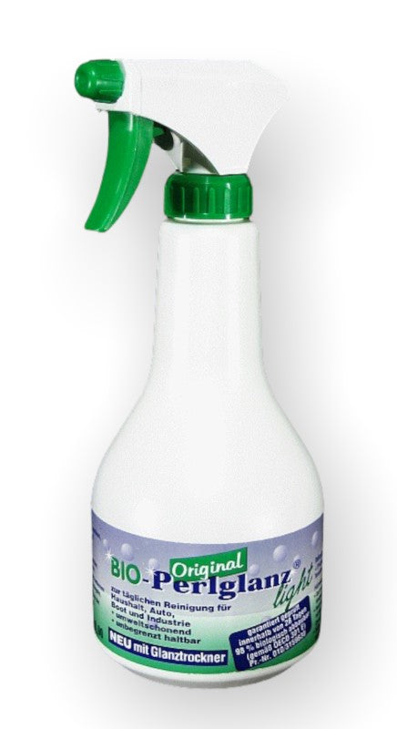 Perlglanz BIO-light 500ml Sprühflasche mit grünen Etikett